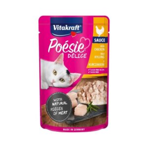 Vitakraft Poesie Deli Sauce with Chicken Cat Food 85g