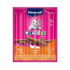 Vitakraft Cat Stick Mini 3pcs with Turkey & Lamb