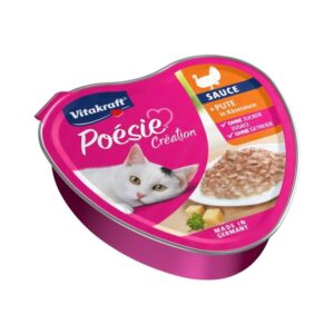 Vitakraft Poésie Création - Turkey in Cheese Sauce 85g