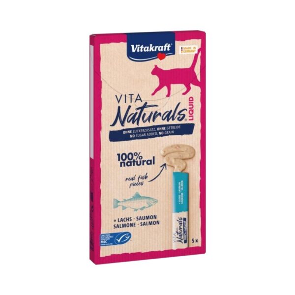 Vitakraft Vita Naturals Liquid-Snack + Salmon